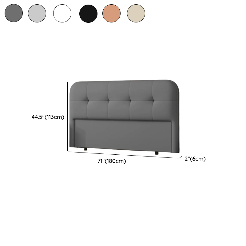 Modern Simple Style Panel Headboard with No Distressing, Piled Tufted Rectangle Design for King/Queen/Twin XL Bed, Featuring Sponge Upholstery and Standard Height - image 15