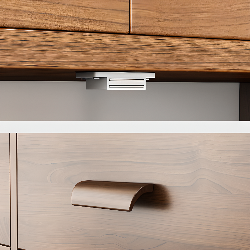 Trendy Narrow Kitchen Cabinet Base with Multiple Drawers and Doors, 2/3 Interior Shelves, Compartment Storage, and Lumber Countertop - image 18
