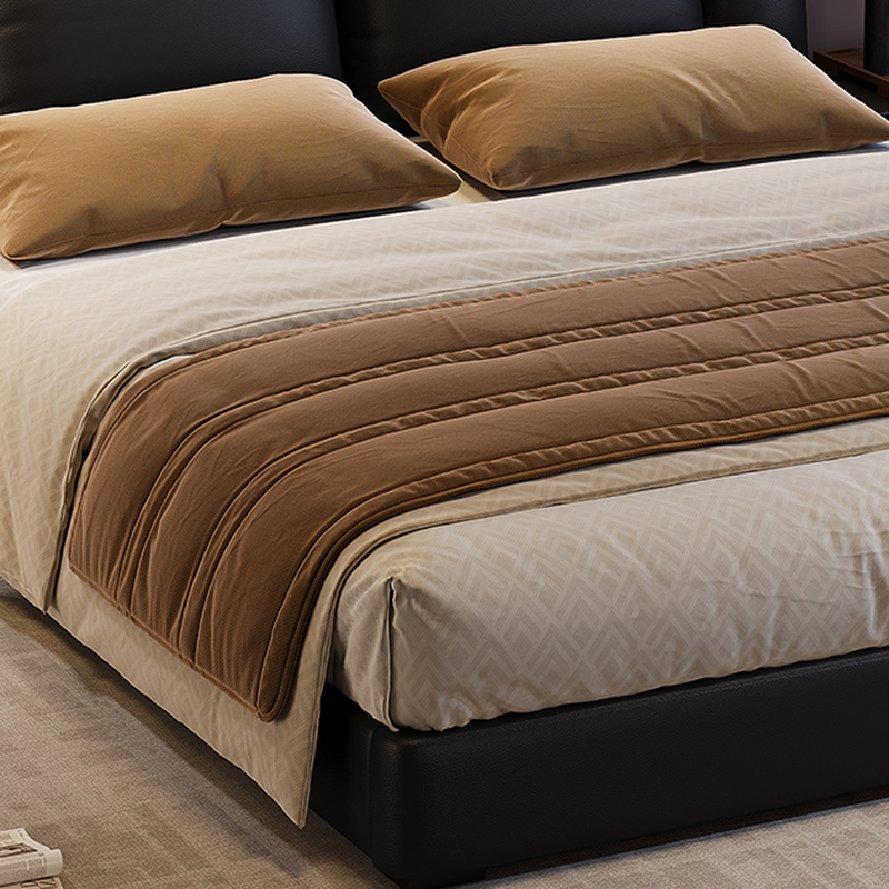 Solid Color Storage Bed/Platform Bed in Pine Wood for Bedroom - image 7