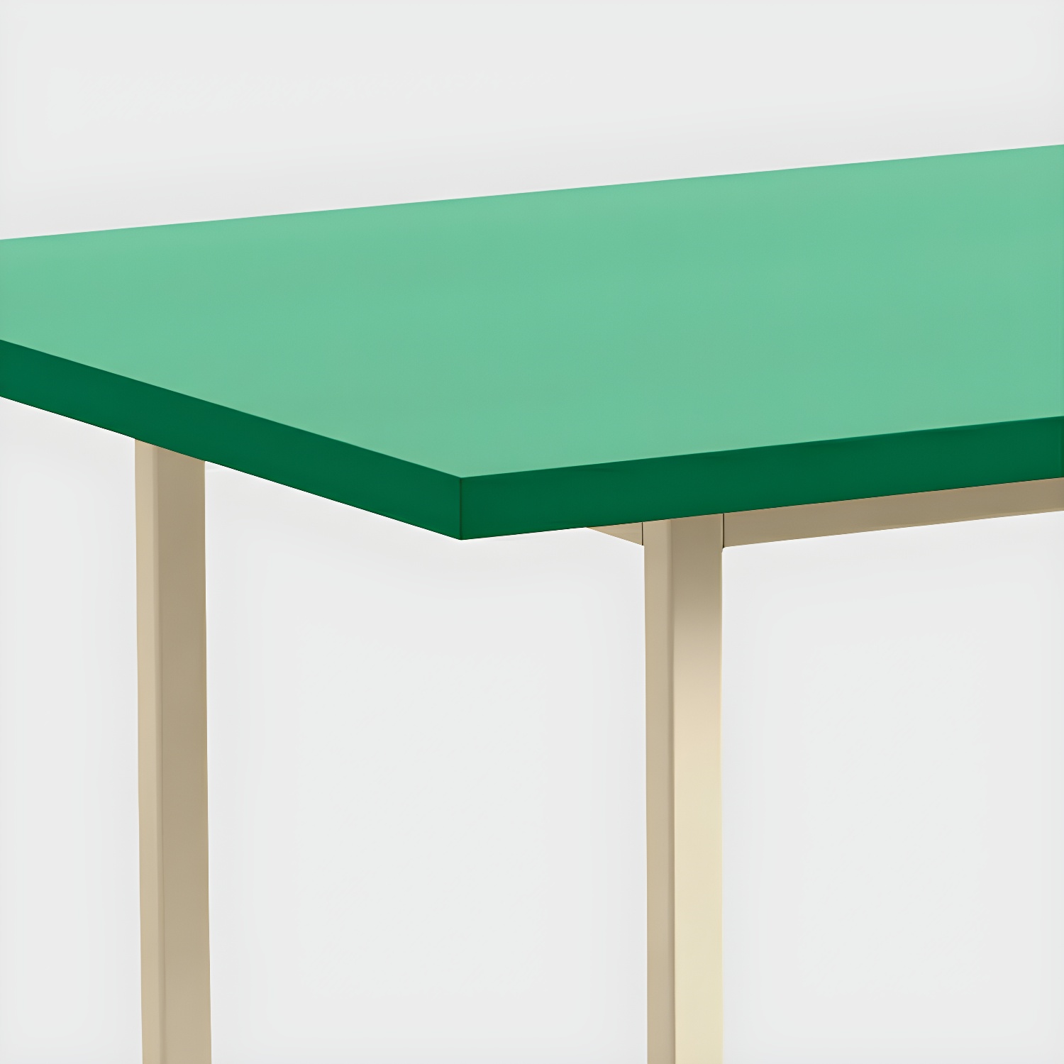 Scandinavian Wooden Rectangular Dining Table with Standard Height Legs - image 7