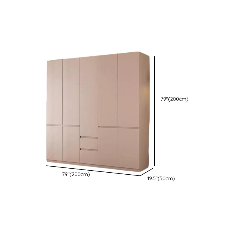 Modish Manufactured Wood Independent Armoire Cabinet with Soft Close Drawer, Soft Close Door, Interior Shelves, and Clothing Rod - image 18