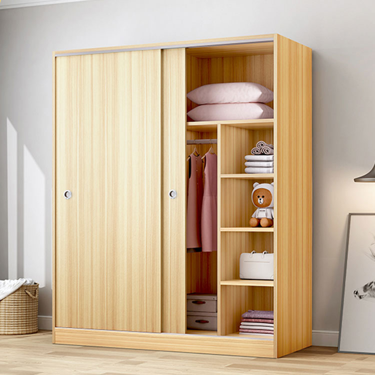 Elegant Wood Armoire Wardrobe with Clothing Rod and Shelves - Modern Style - No Distressing - image 7