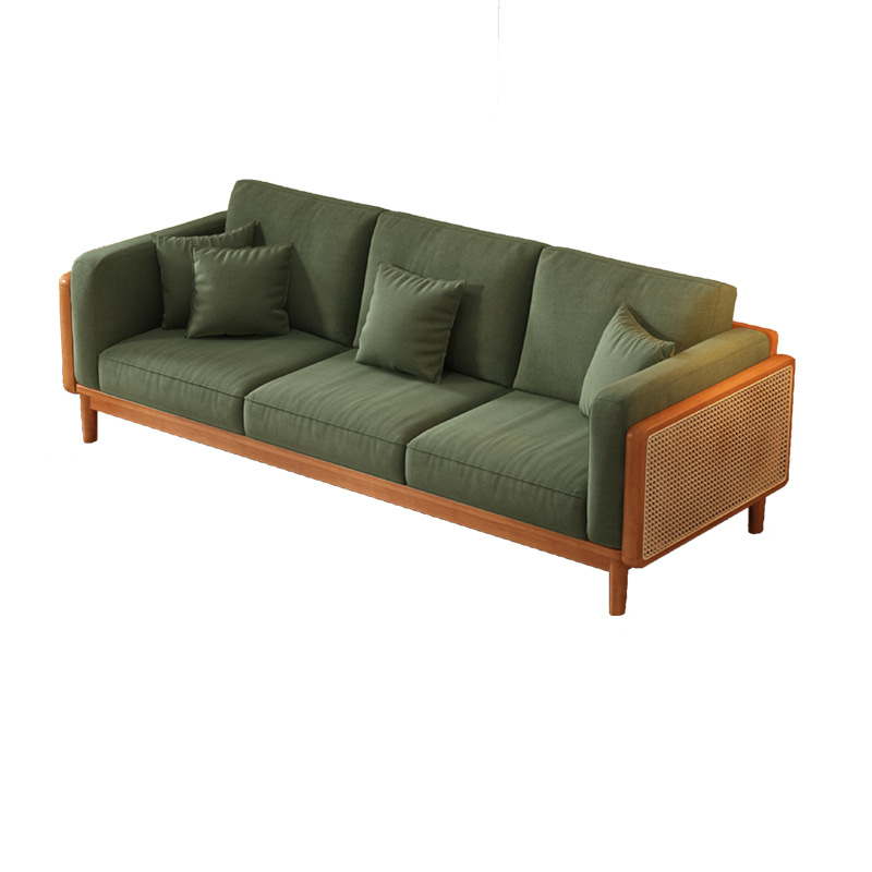 Victorian Style Jade Green Sofa Couch/Single Sofa for Sitting Room with 1 to 5 Pillows - image 17