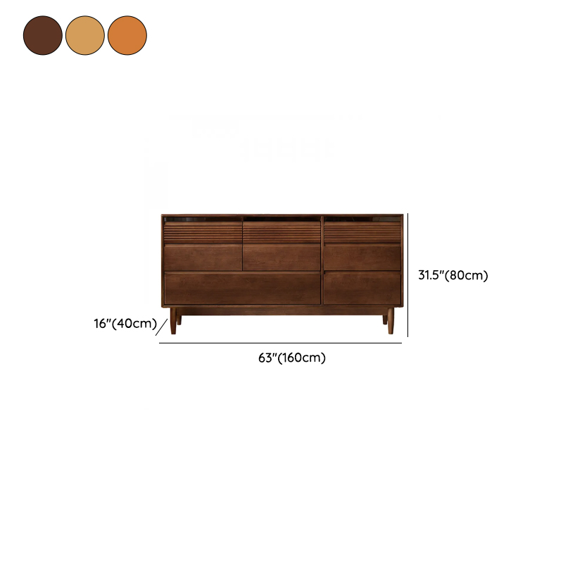 Minimalist Cube Double Dresser in Natural Wood - image 36