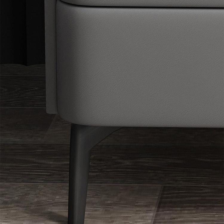 Modern Wooden 3-Drawer Nightstand Stone Countertop with Legs Partial Assembly Required - image 18