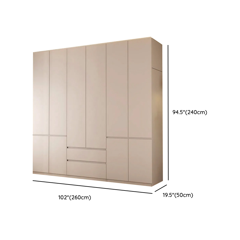 Auburn Self-supporting Cabinet Armoire with 2 Drawers and Gate Doors - image 26