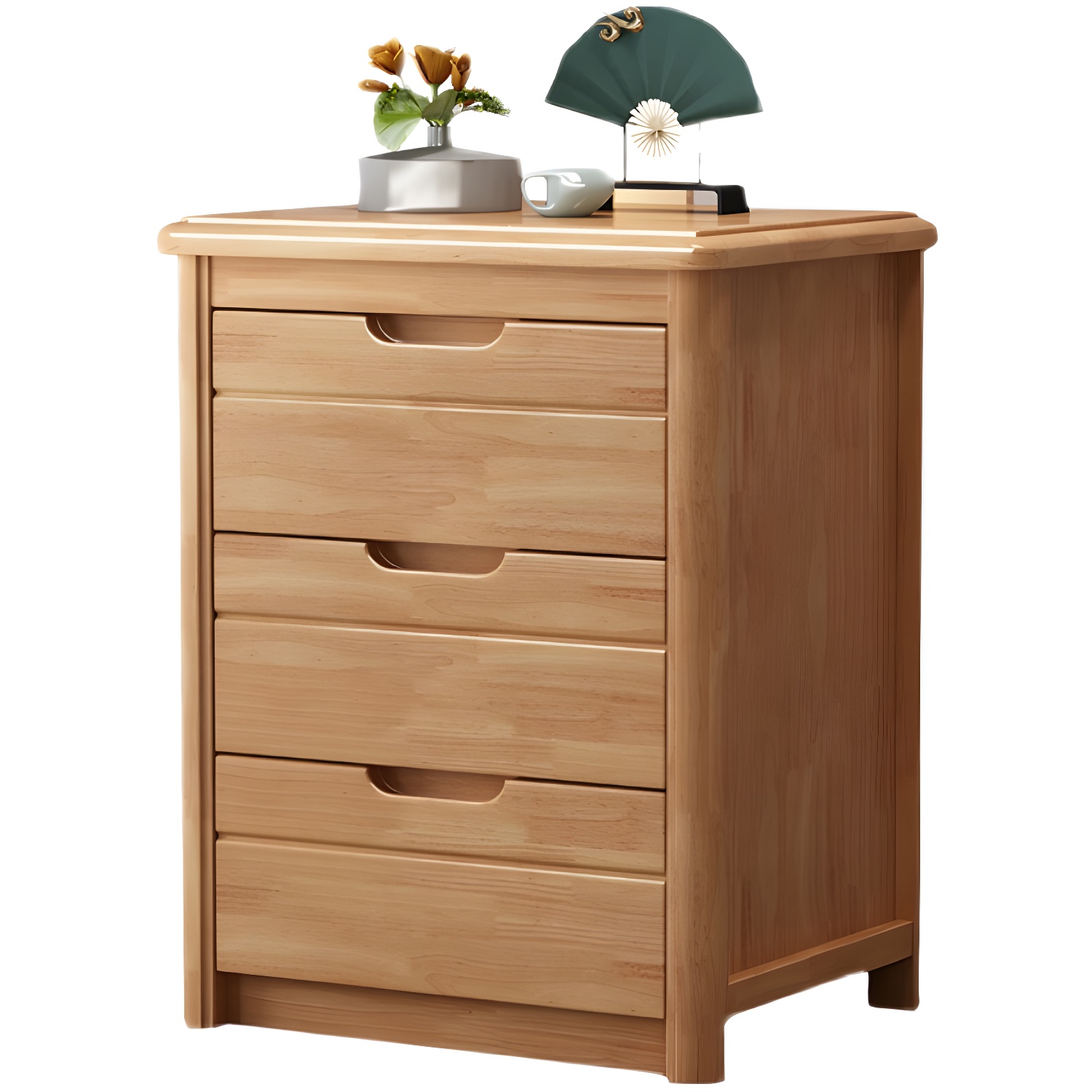 Bedroom Dresser Vertical Solid Wood Storage Chest with 3 / 4 / 5 Drawers - image 9