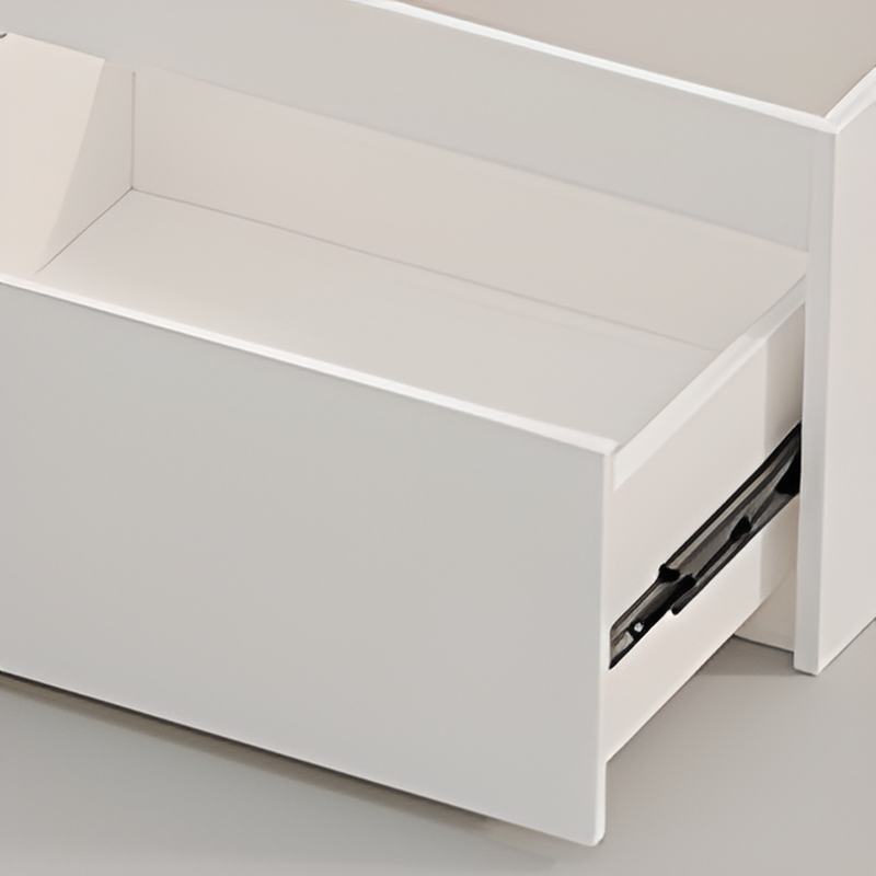 Solid Color Storage Included with 4 Storage Boxes and Reclaimed Wood Storage Drawer for Bedroom - image 4