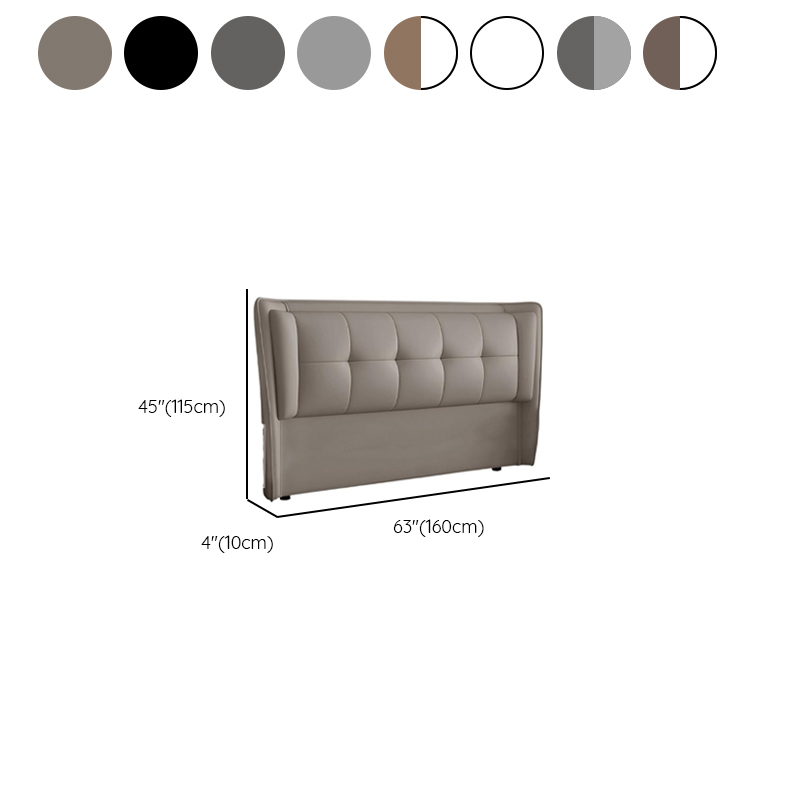 Standard（36-55“） Free-standing Standard Rectangular Full(54"W x 75"L) Stitch-tufted Wingback Headboard with Timber Frame and Sponge Filing - image 14
