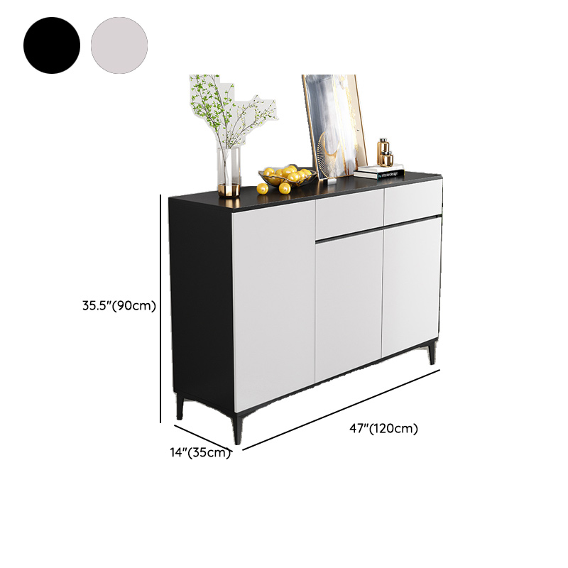 Versatile Sideboard with 2/3 Drawers, Closet Cabinet, Standard/Narrow/Wide Sizes, 3/Two Internal Shelves, Drawer Storage, Manufactured Wood/Stone Countertop, and 4/2/3 Doors - image 14