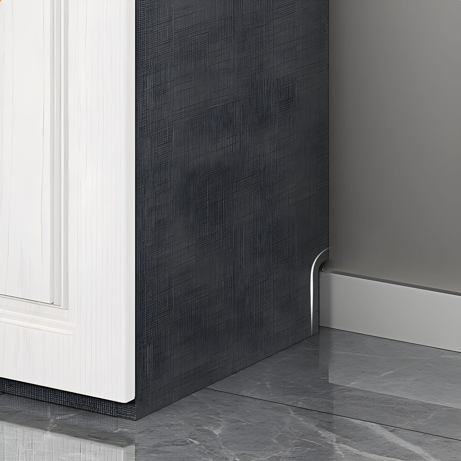 Modern Style Wooden Wardrobe Soft Close Door Wardrobe Closet with Drawer - image 11