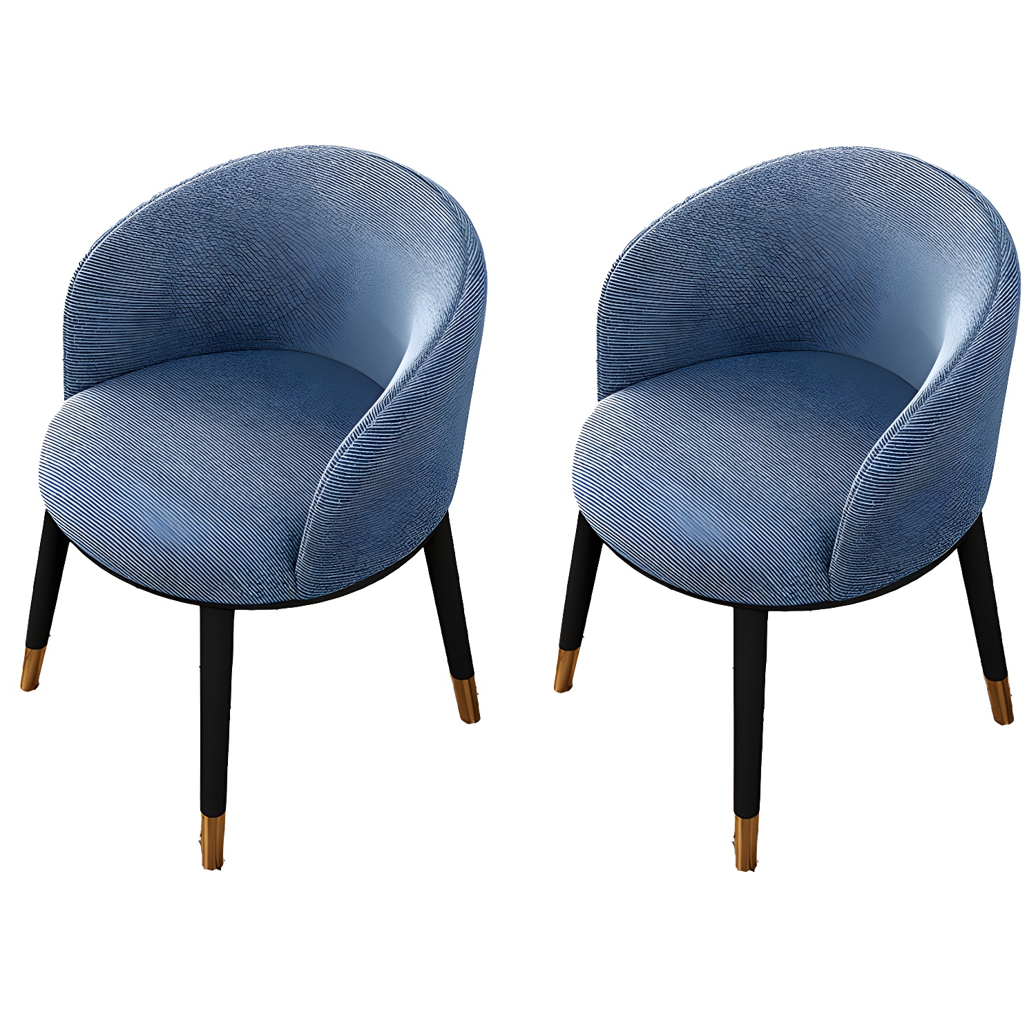 Contemporary Leather Home Arm Chair Solid Back Matte Finish Dining Chair - image 11