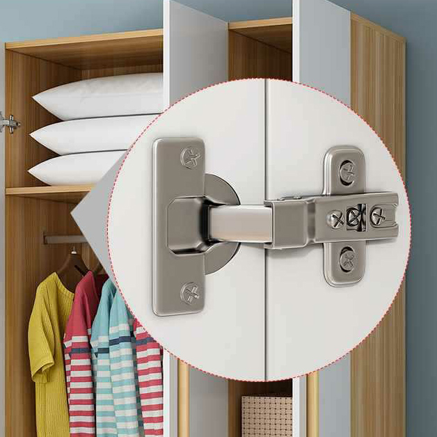 Modern Manufactured Wood Cabinet Armoire with Interior Shelves, Clothing Rod and Soft Close Door - image 8