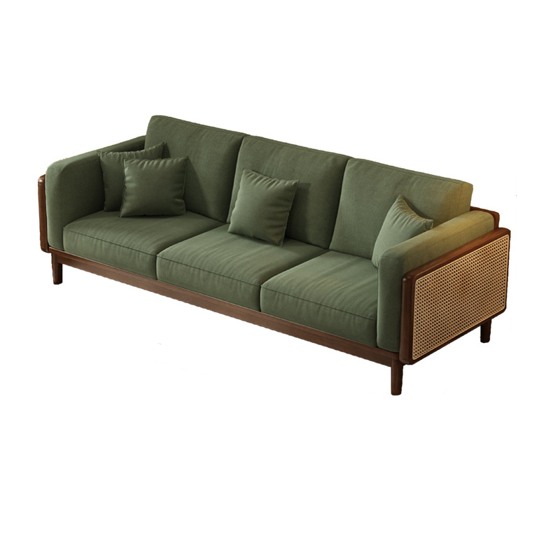 Victorian Style Jade Green Sofa Couch/Single Sofa for Sitting Room with 1 to 5 Pillows - image 11