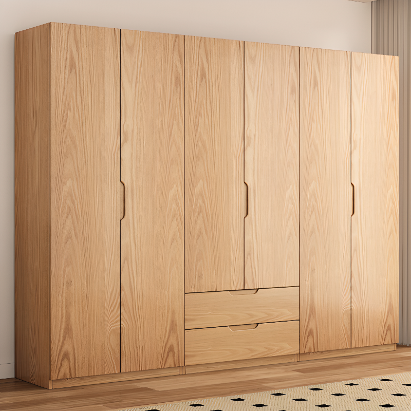 Unattached Natural Color Wardrobe/Non-Hanging Armoire with Gate - image 10