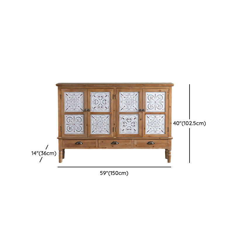 14.2'' Wood Rectangular Traditional Accent Cabinets with Drawers and Cabinet Included - image 14