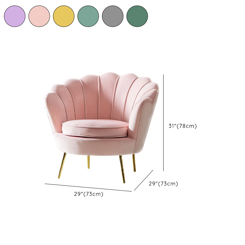 Magenta/Olive Green/Cerulean Single Sofa/Loveseat with Sloped Arms Sitting Room - image 21