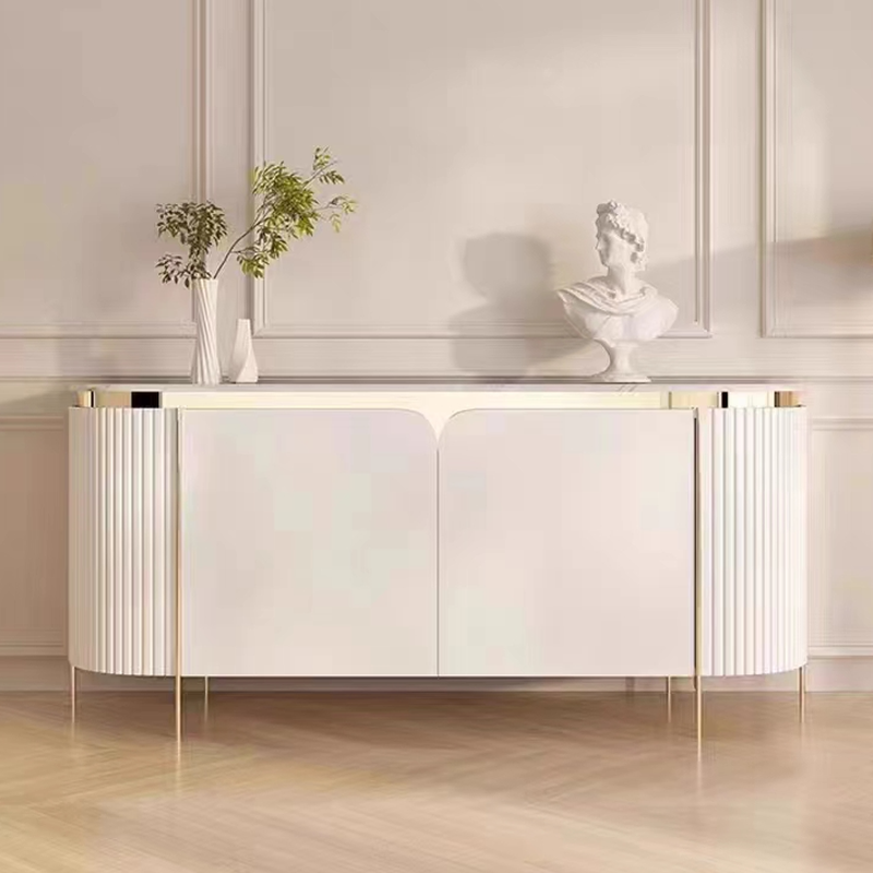 Glamorous Ground Sideboard with Standard/Narrow Size, 1 Shelf, Cabinets, Sintered Stone Countertop, and 2 Doors - image 7