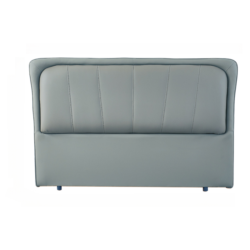 Free-standing Standard Standard（36-55“） Rectangle Full(54"W x 75"L) Panel Headboard With Legs, Sponge Filing and Wood Frame