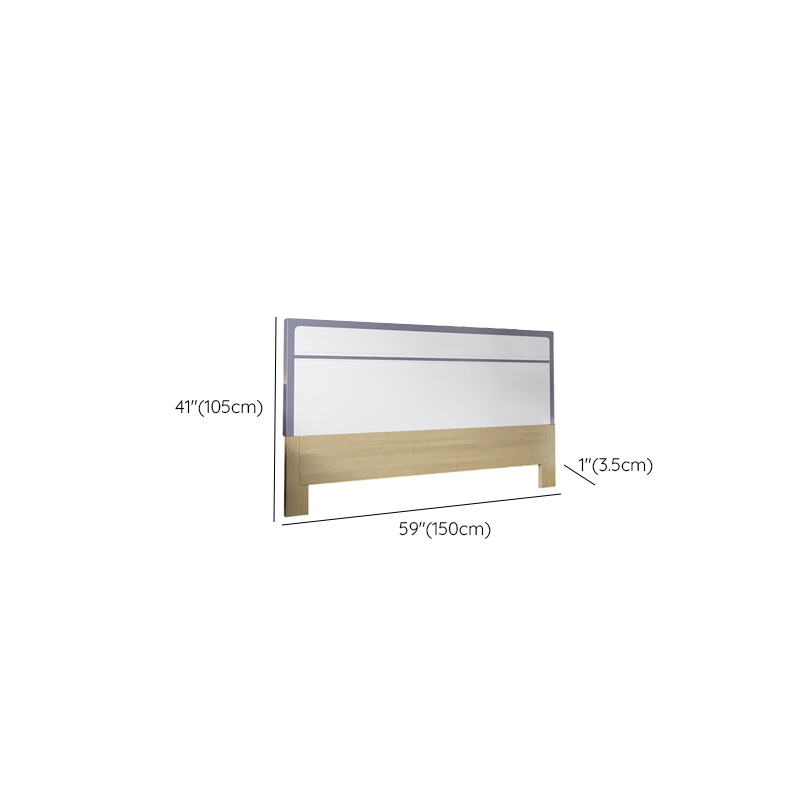 Simplistic Wingback Headboard with Camelback Shape in Pine Wood, Available in Full/King/Queen Sizes, Featuring Sponge Upholstery and Standard Height, No Distressing - image 13