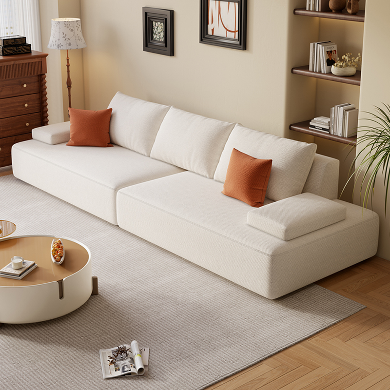 Tear Resistant Standard Sofa in Light Gray/Emerald Green/Ivory with 5 Pillows - image 6