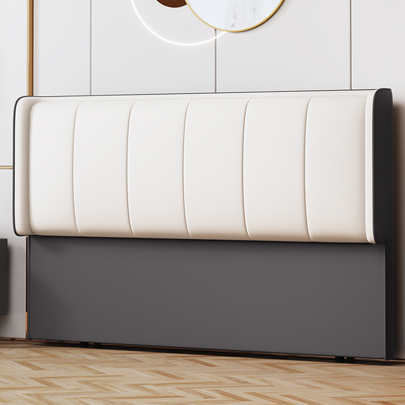 Trendy Panel Headboard in Natural Wood with No Distressing, Rectangle Shape for Full/Queen Bed, Sponge Upholstery Fill, Standard Height - image 6