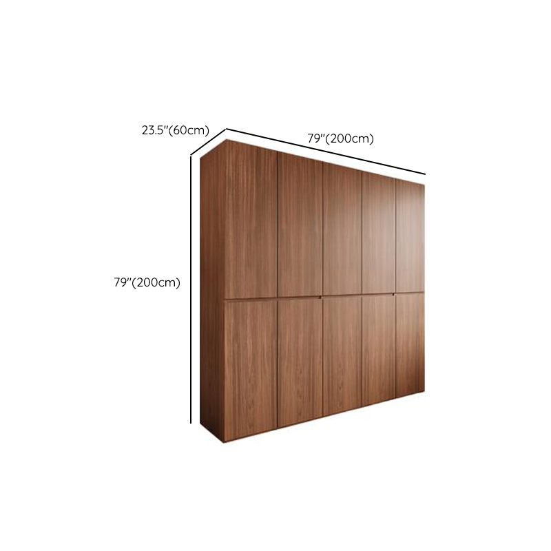 Acorn Minimalist Laminate Wardrobe Closet with Soft Close Door, Interior Shelves, and Clothing Rod - image 13