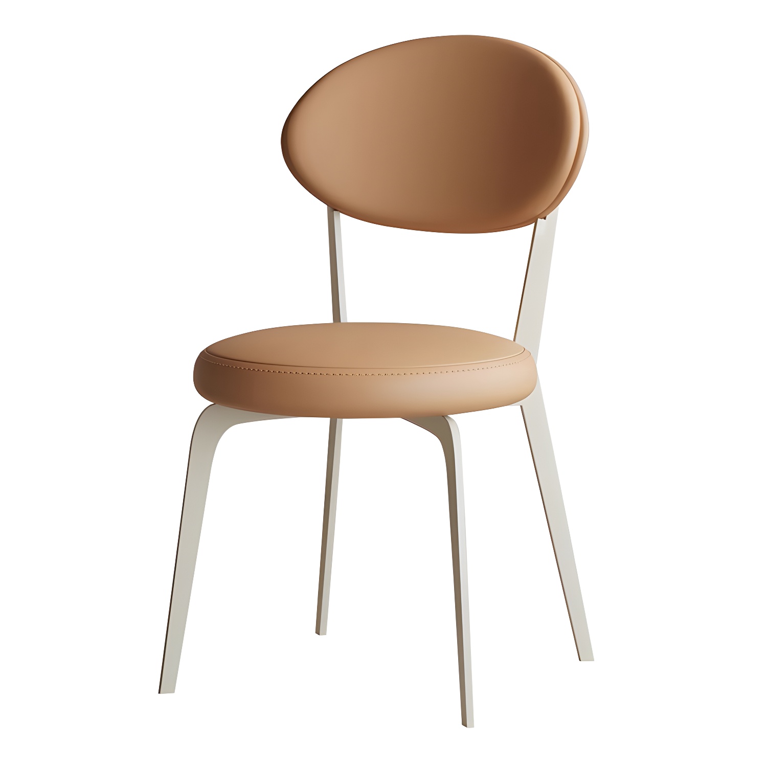 Dining Room Open Back Upholstered Dining Side Chair with Metal Frame - image 11