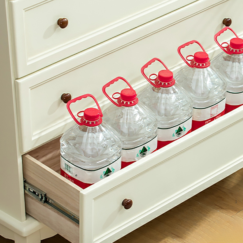 Solid Wood Countertop Storage Chest Traditional Style with Drawers - image 13