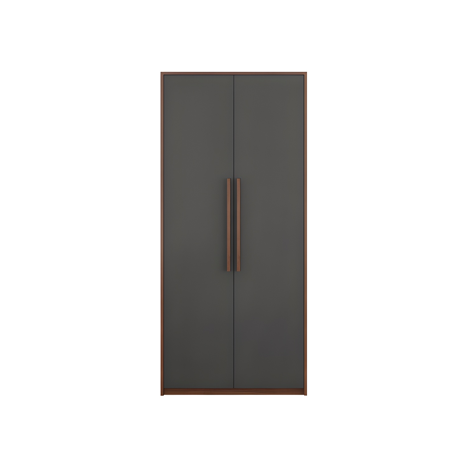 Contemporary Wardrobe with Garment Rod Engineered Wood Wardrobe Closet