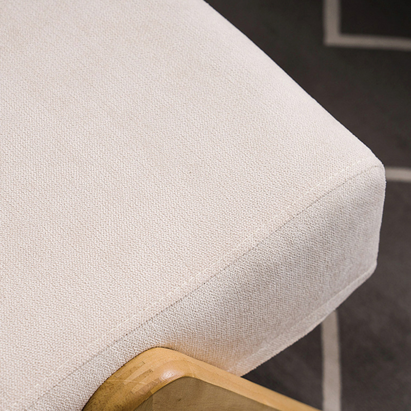 Nordic Natural Cotton Stationary Rocking Couch Chair with Back - image 22