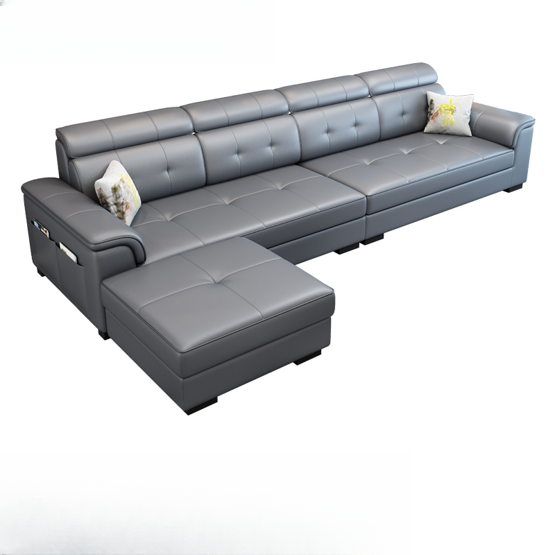 L-Shape Parlor Corner Sectional with Left Hand Facing Orientation, Decorative-stitched Tufting and Concealed Support - image 3