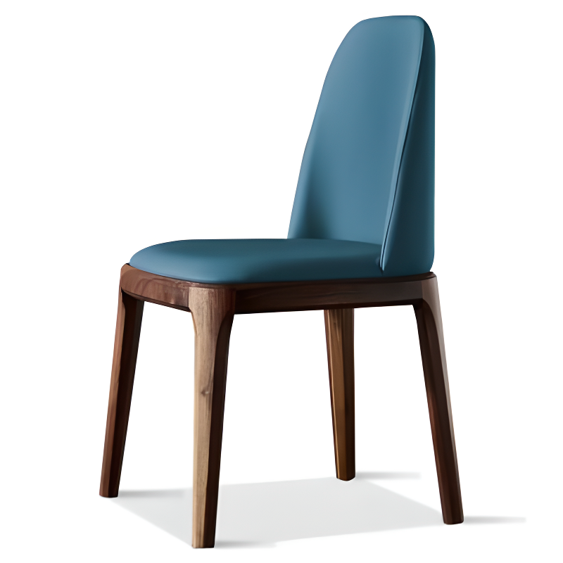 Leather & Wood Dining Chair | Ormau - image 2