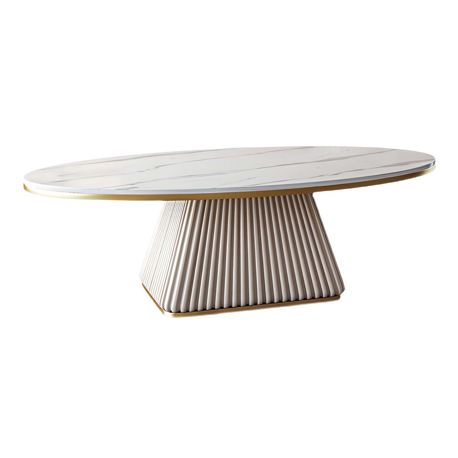 Elliptical Stone Coffee Table | Ormau - image 7