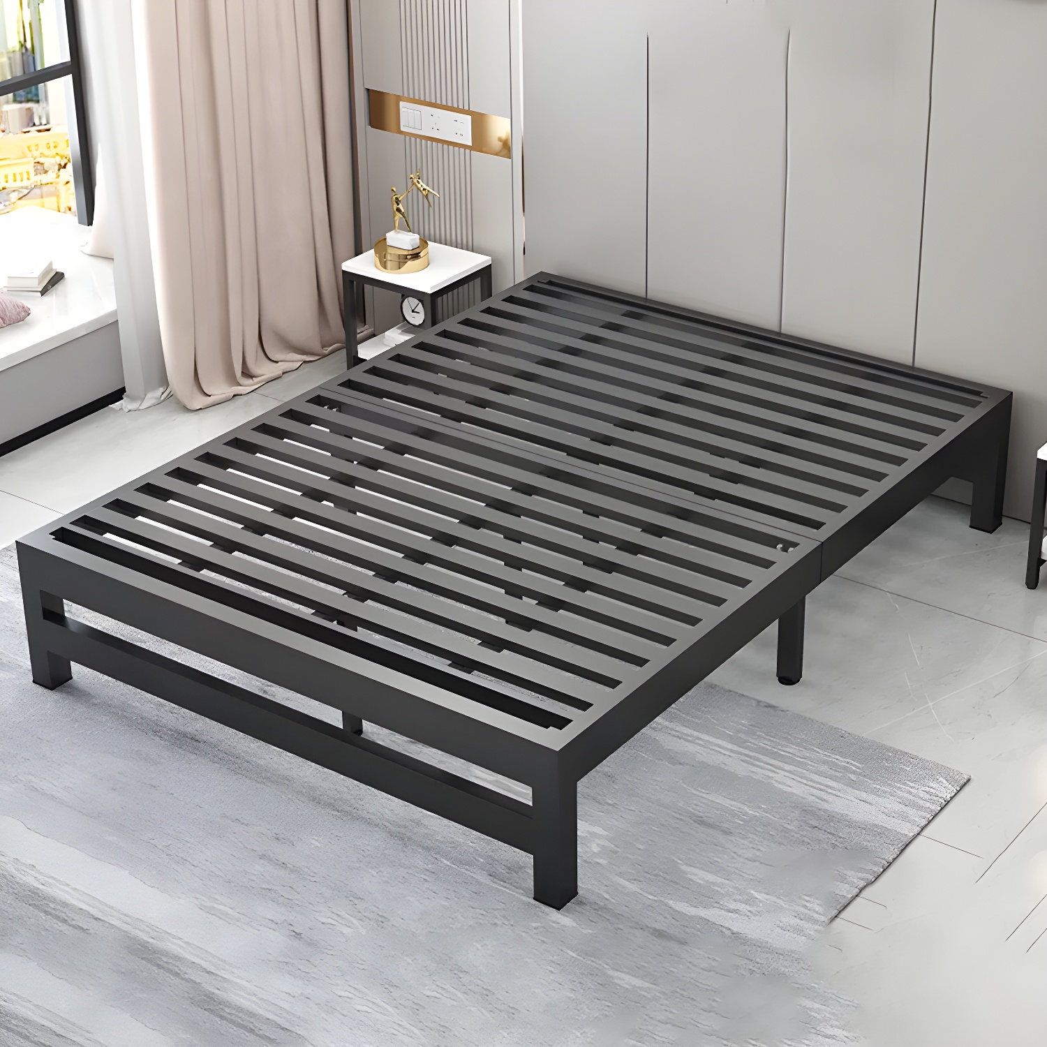 Modern Metal Bed Frame | Ormau - image 30