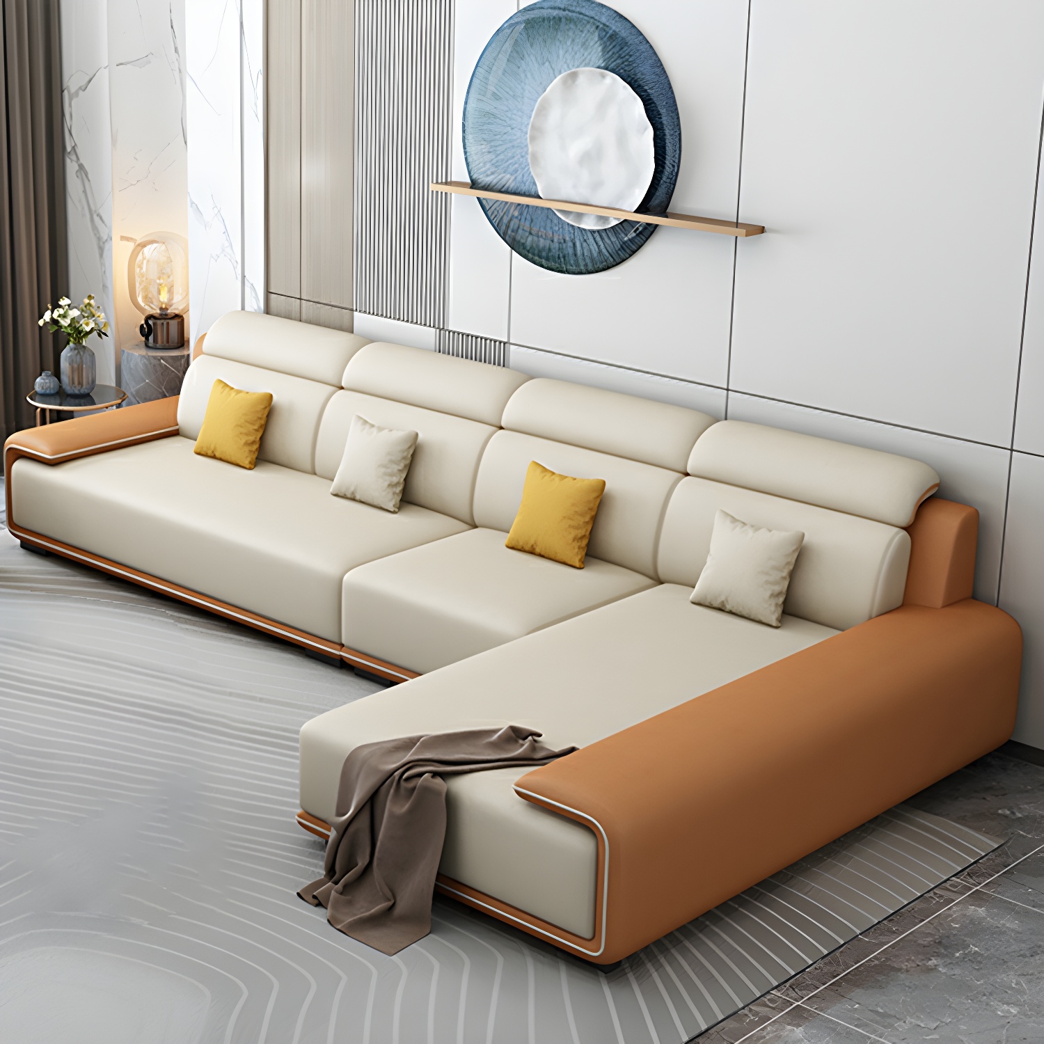 Modern L-Shape Sectional | Ormau - image 10