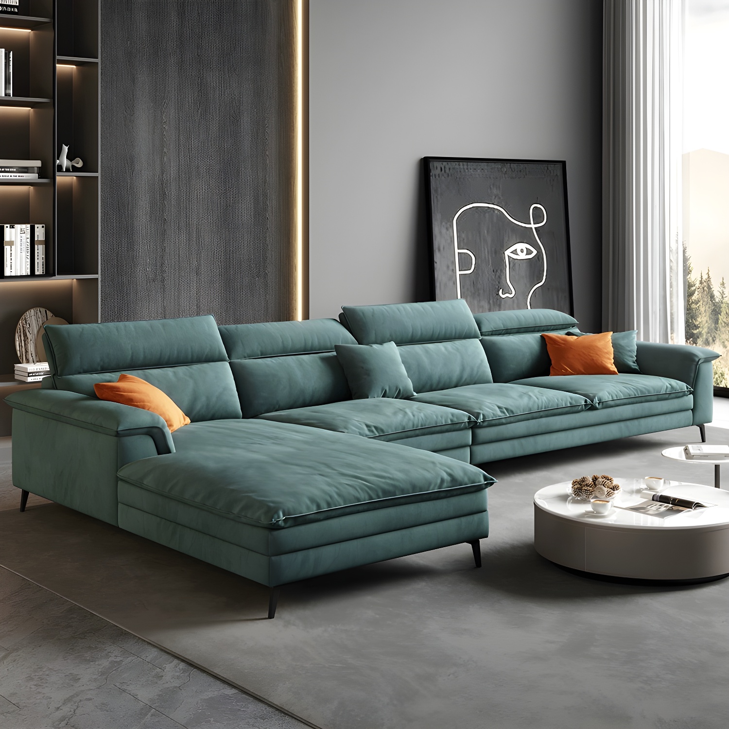 Tech Flannel Modular Sectional | Ormau - image 5