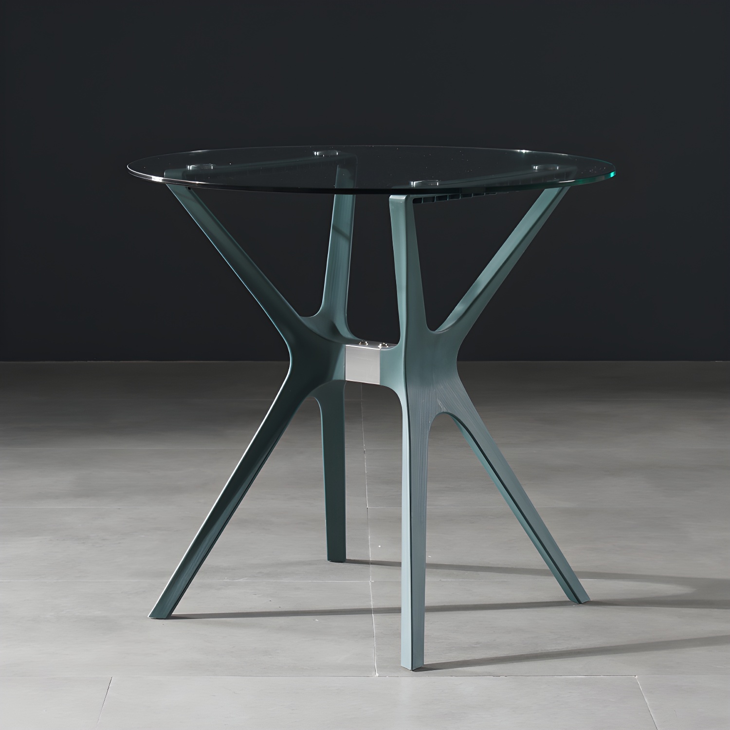 Modern Round Glass Dining Table | Ormau - image 2