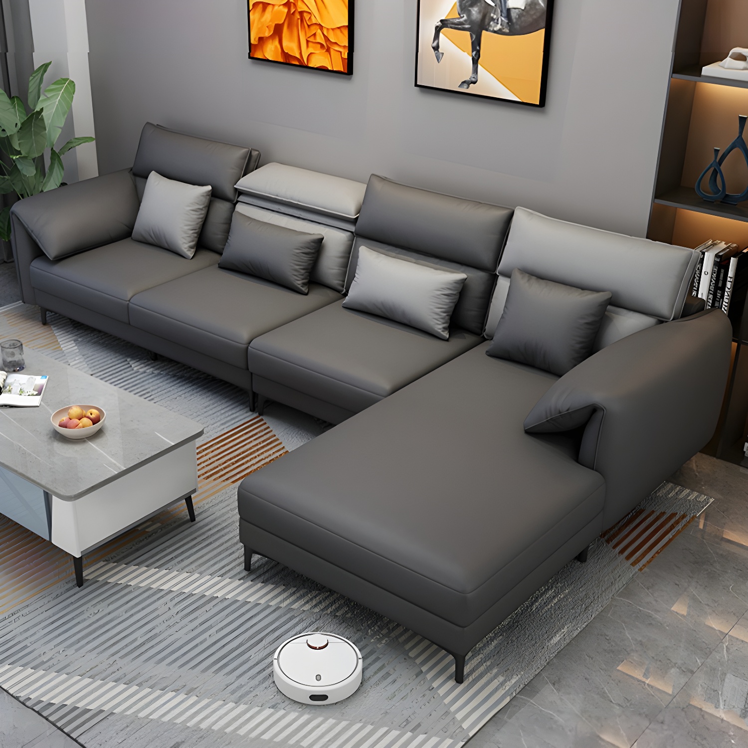 Modern Tech Cloth Sectional | Ormau - image 20