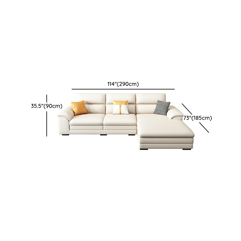 Modern White Sectional Sofa | Ormau - image 15