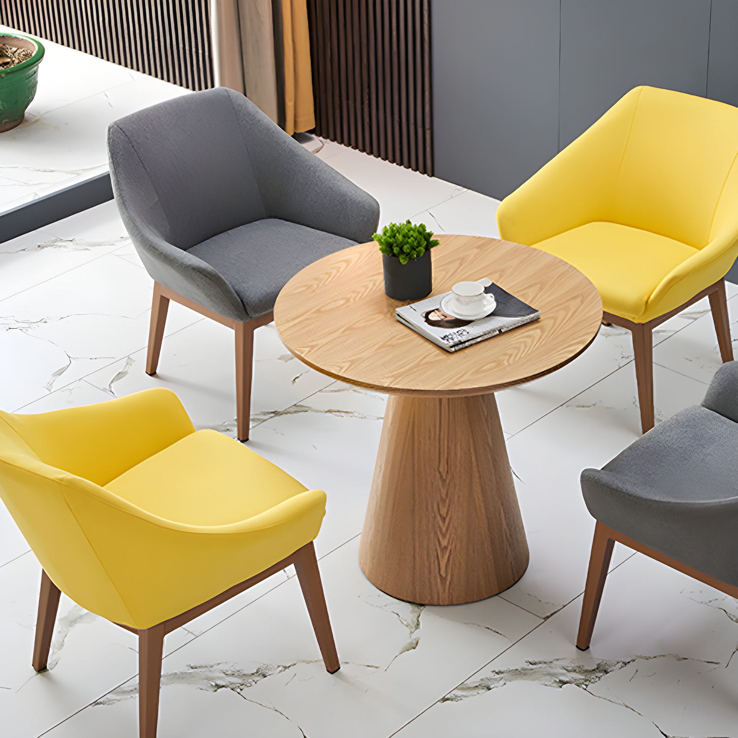 Pedestal Coffee Table Set | Ormau - image 6