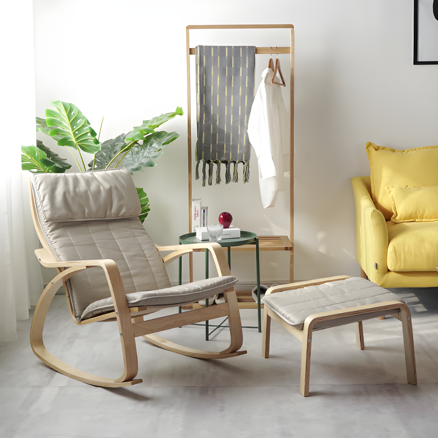 Modern Rocker & Ottoman Set | Ormau - image 13
