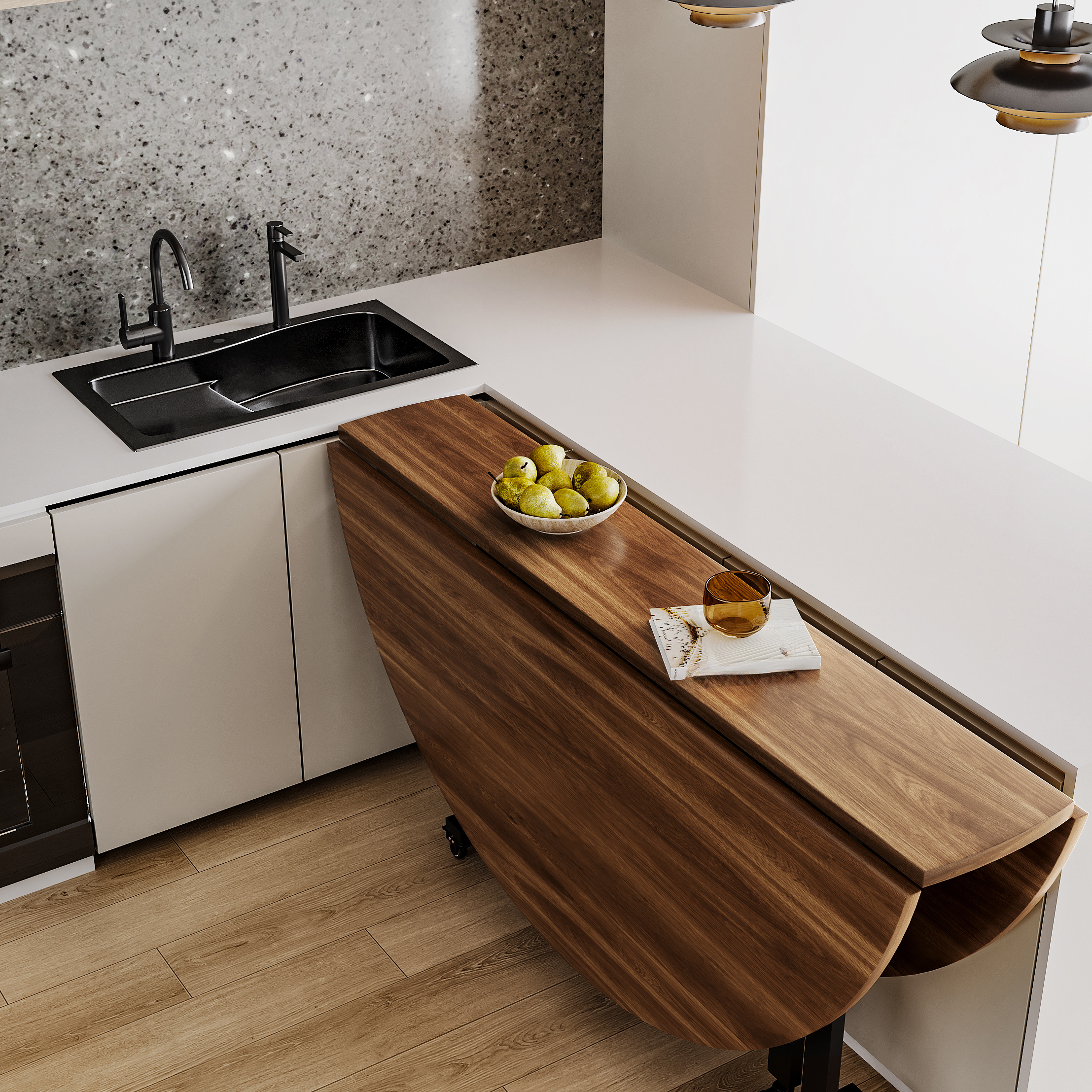 Circular Wood Dining Table | Ormau - image 3