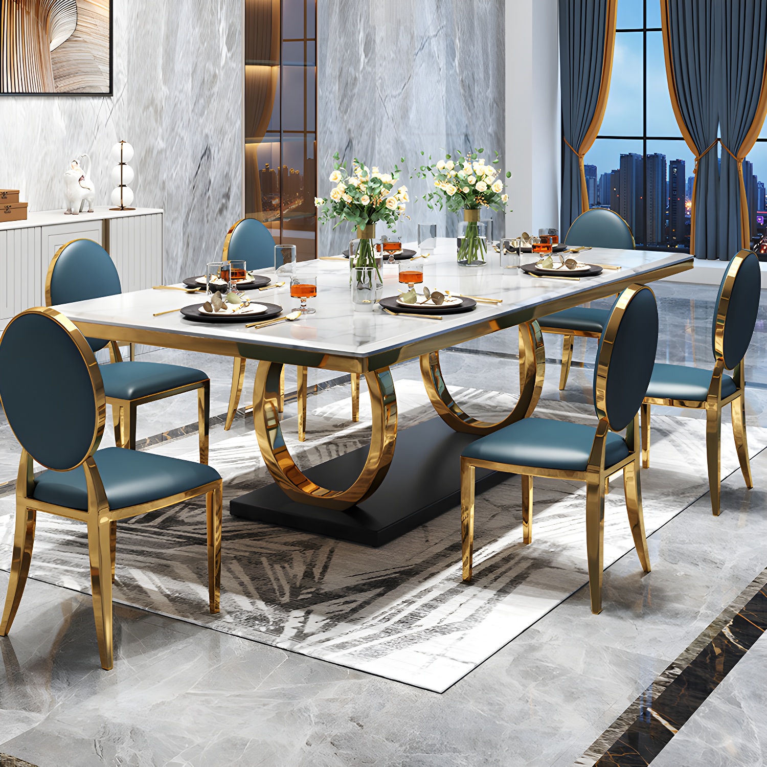 Stone Top Dining Table | Ormau - image 1
