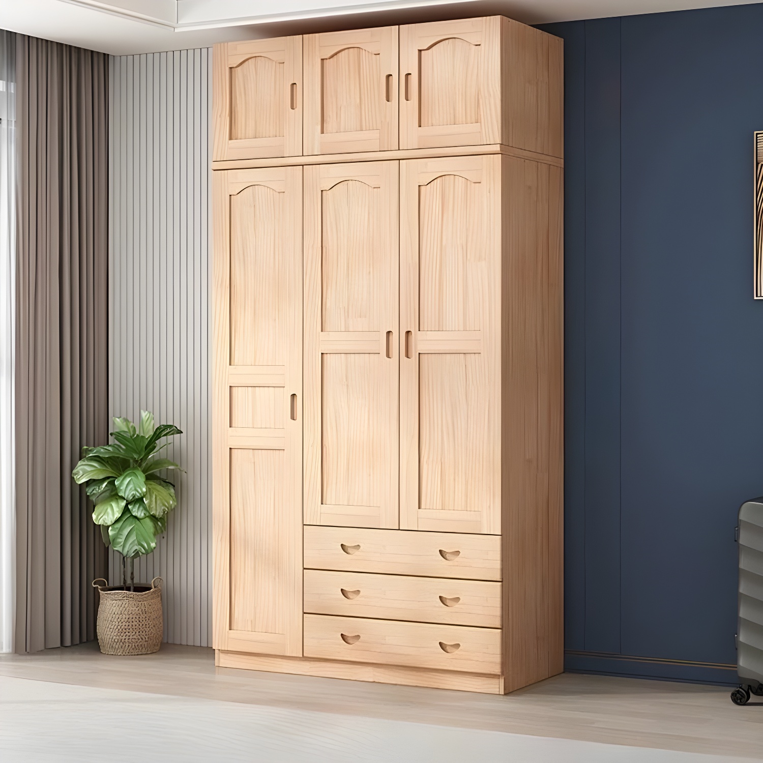 Scandinavian Wood Armoire | Ormau - image 42