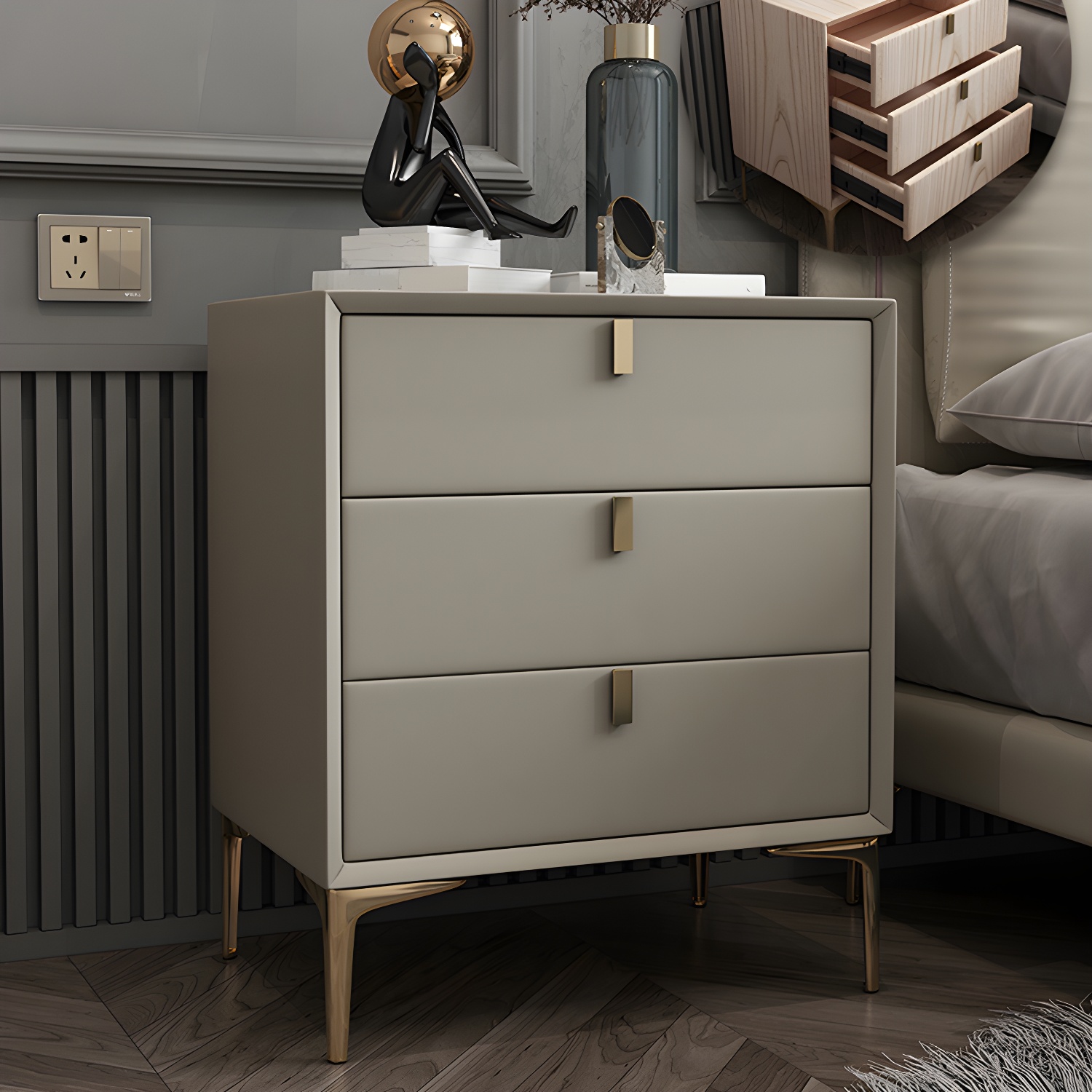 Modern Ash Nightstand | Ormau - image 6