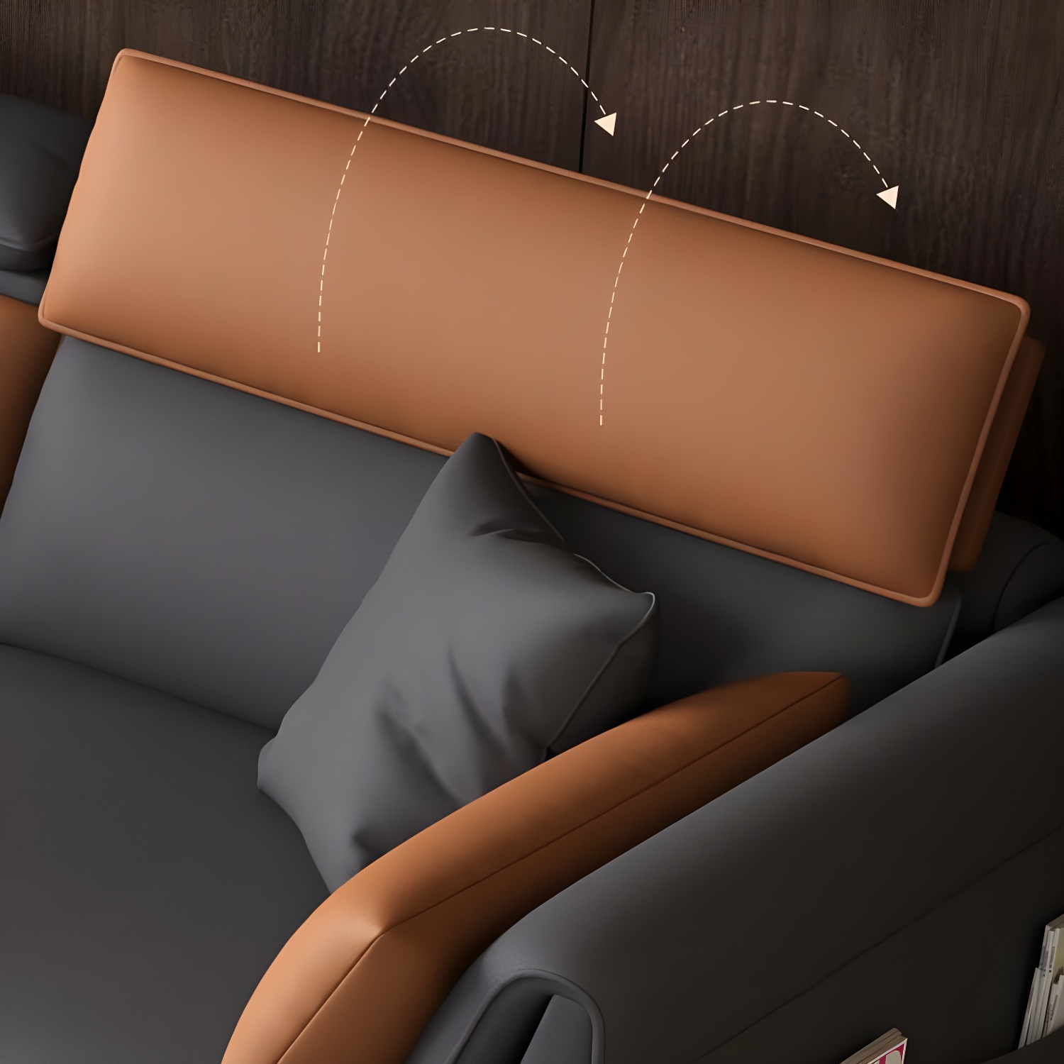 Gray Tech Cloth Sectional | Ormau - image 7