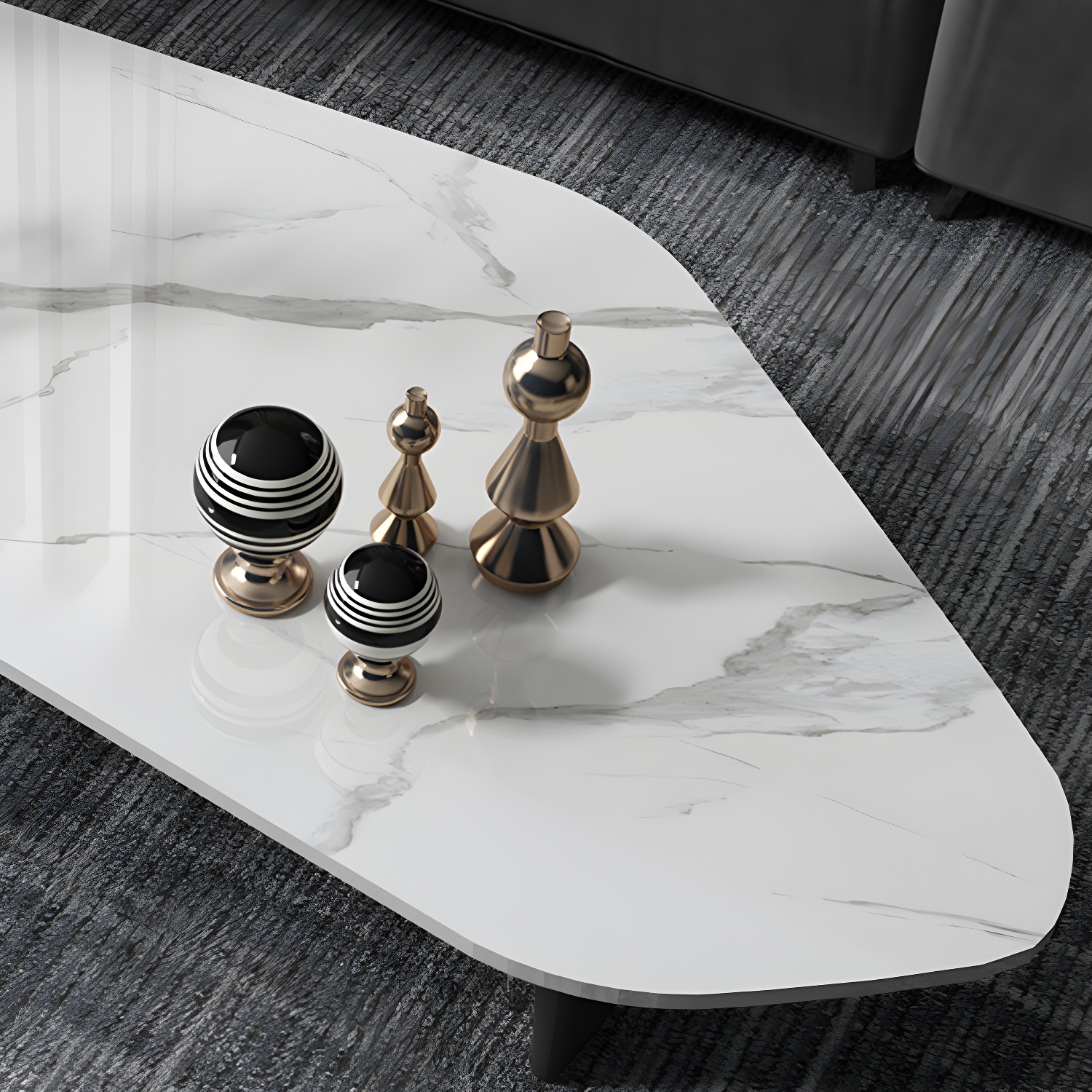Pedestal Marble Coffee Table | Ormau - image 7