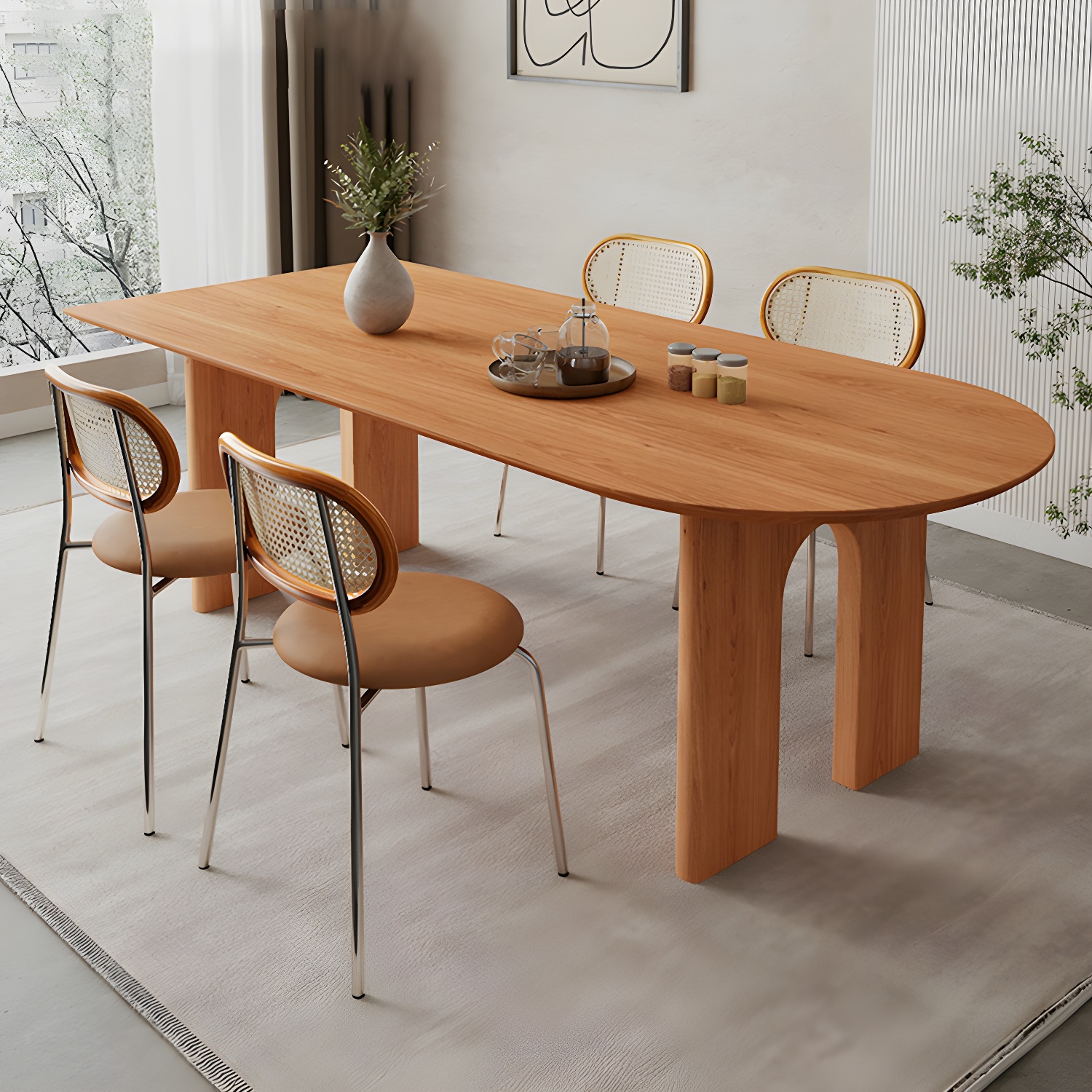 Scandinavian Oval Dining Table | Ormau - image 13