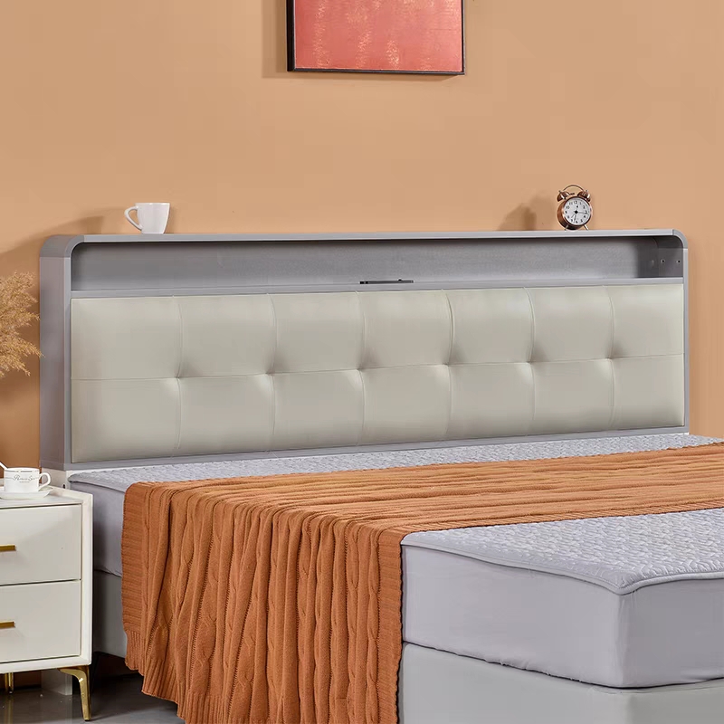 Panel Headboard with Shelves | Ormau - image 2